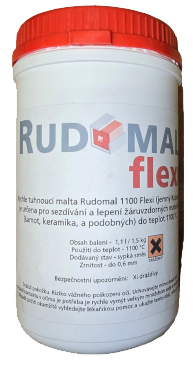 hafťák flexi - kamnářské lepidlo P-D Refractories CZ a.s. Rudomal FLEXI - 1,5 kg